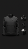 Technical Jacket With Matte Finish